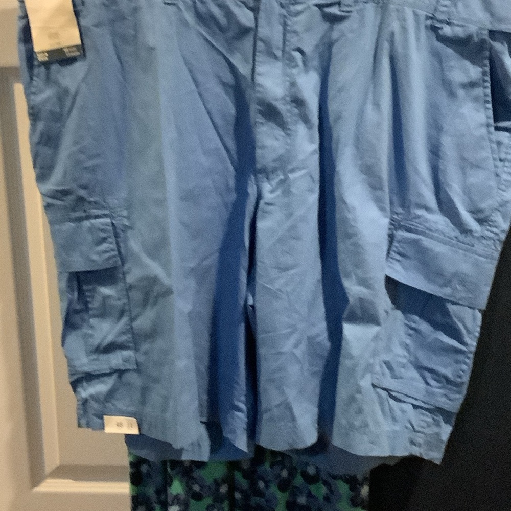Izod Saltwater Seaport‎ Poplin Shorts in Blue